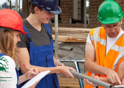 Apprentices training in skilled artisan trades at an Artisan Training Institute site in South Africa